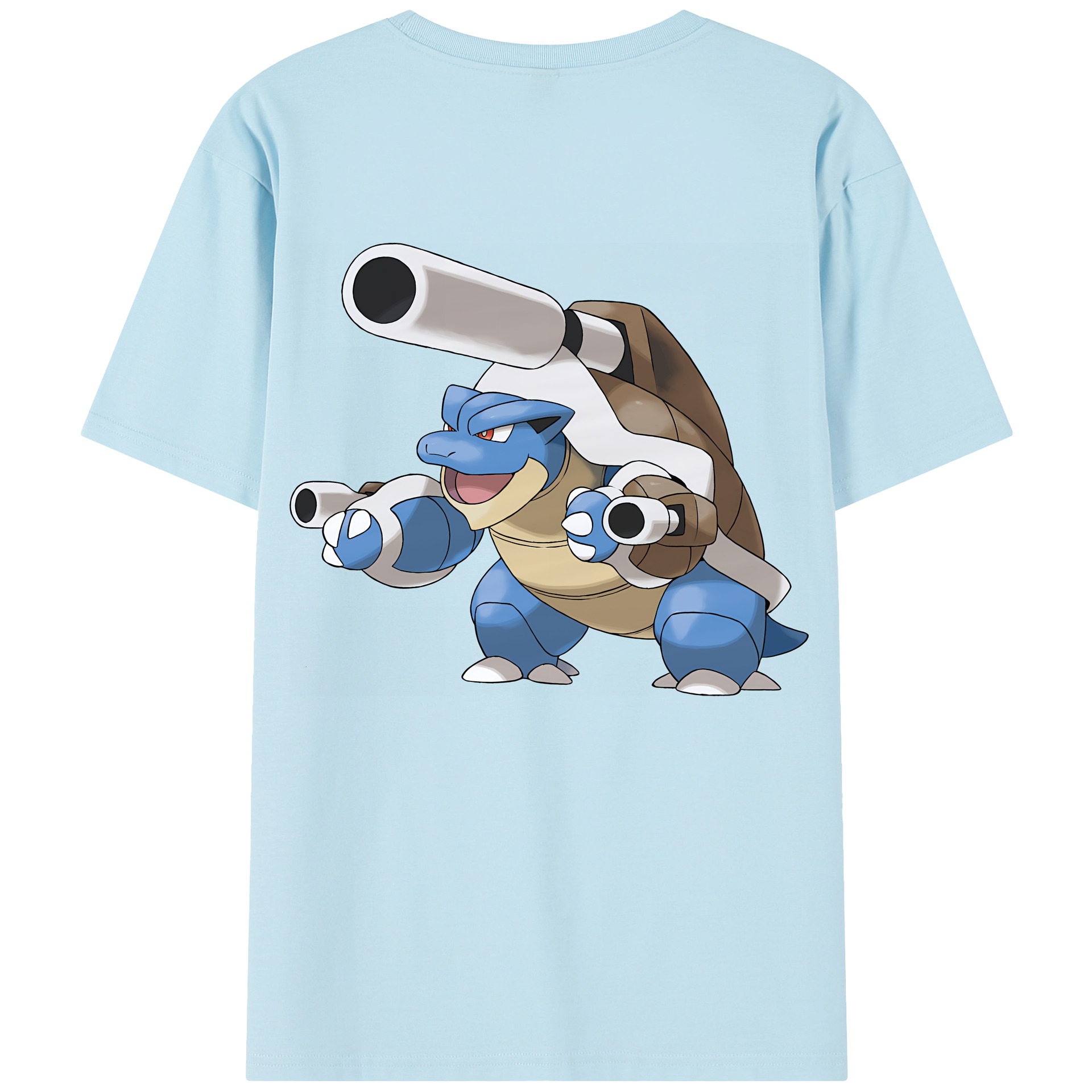 （画像用） ポケットモンスター Pokémon 綿100％半袖Tシャツ（背面プリント）